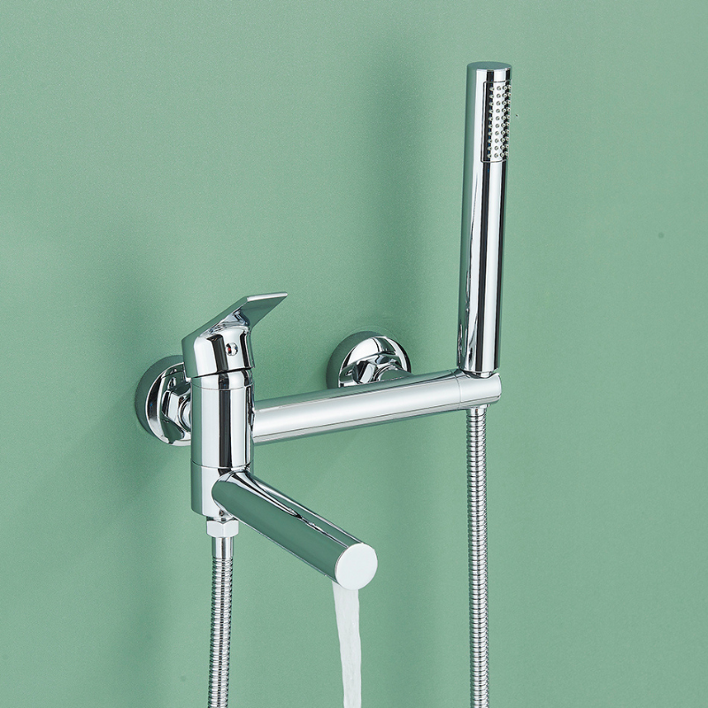Mitigeur baignoire laiton pivotant efficace-Luminogreen
