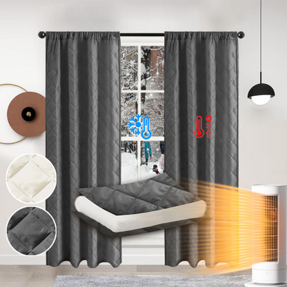 rideaux occultant thermique Matelassés Doublure de Rideaux Isolés Thermiques -Luminogreen