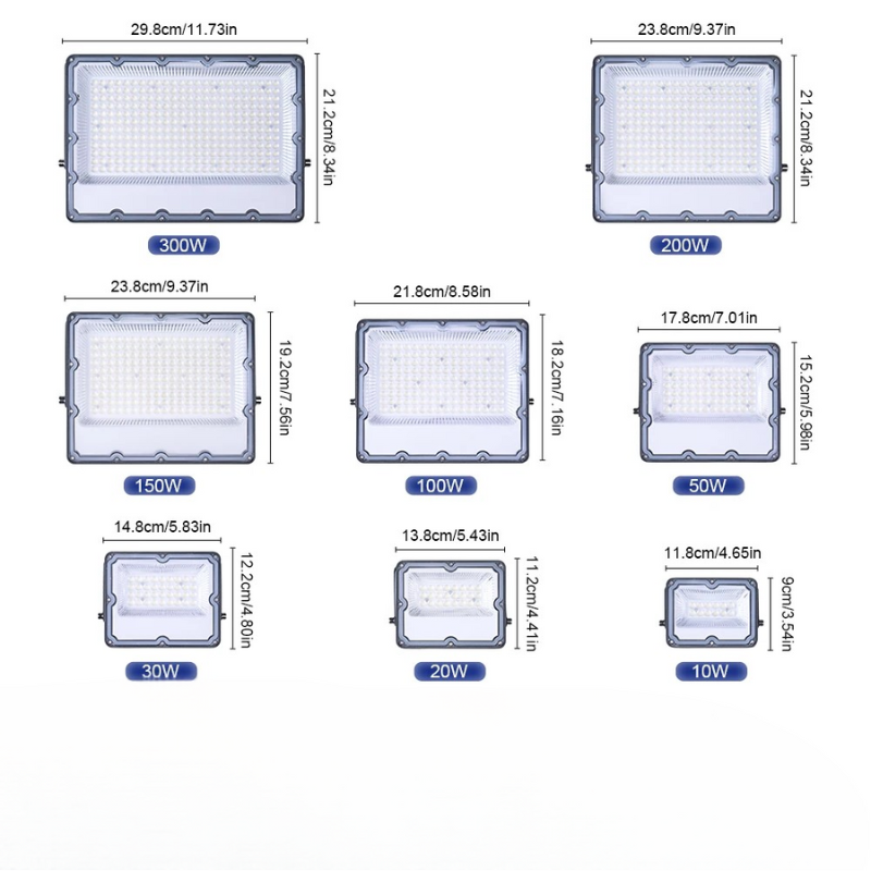 projecteur led extérieur imperméable et pratique, éclairage fort à large faisceau, idéal pour un jardin avec ebook gratuit-Luminagreen