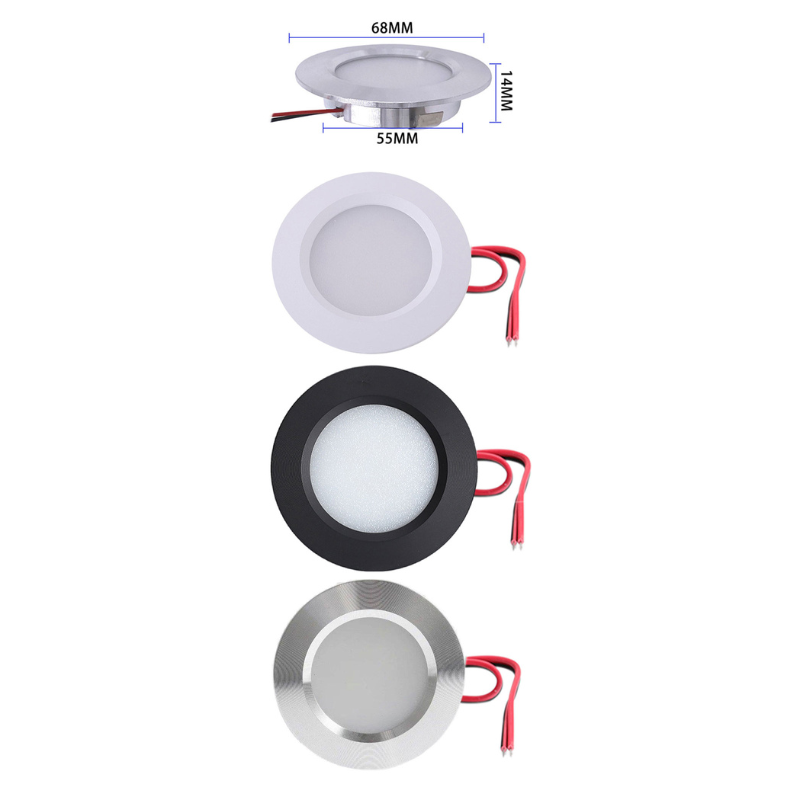 Spot led encastrable ultra fin pour le Plafond  -Luminogreen