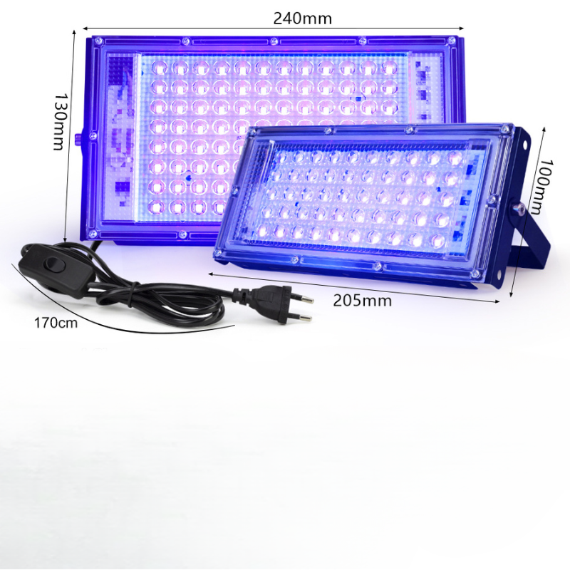 projecteur led extérieur UV étanche ultraviolette, rétroéclairage de scène de fête-Luminogreen