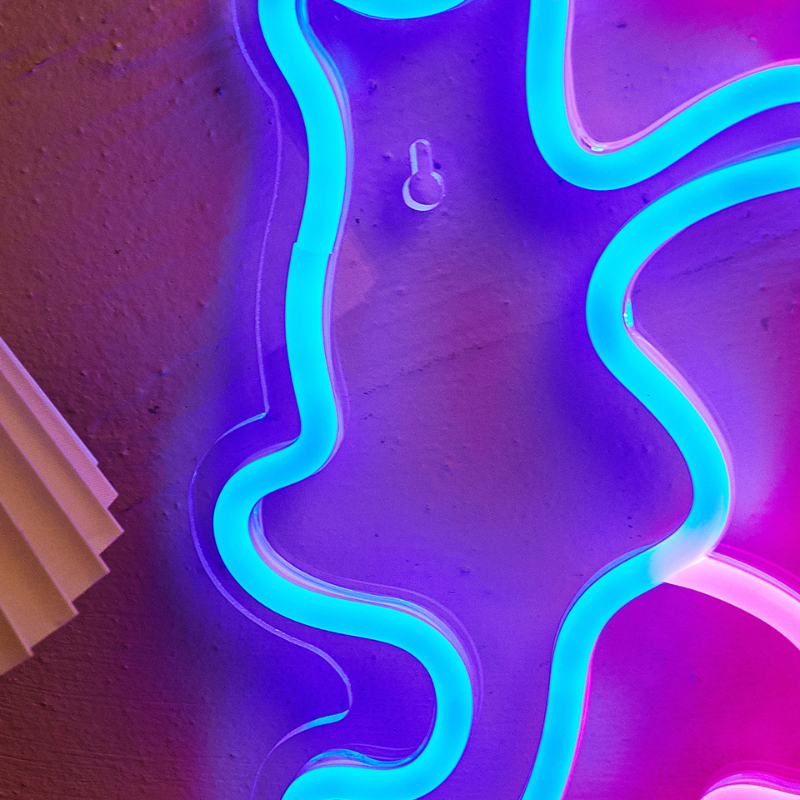 neon led chat salle de jeux polyvalence, décoration -Luminogreen