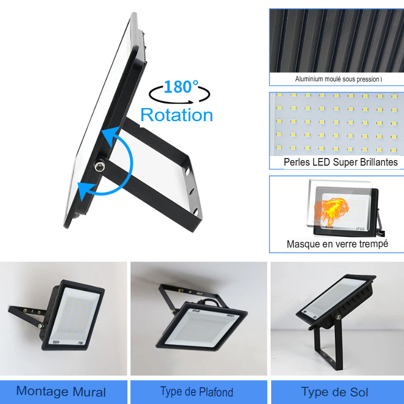 Projecteur led extérieur classique à haute Luminosité pour Éclairage avec ebook gratuit-Luminagree