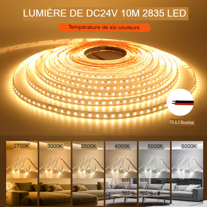 ruban led haute luminosité, éclairage domestique, bande flexible -Luminagreen