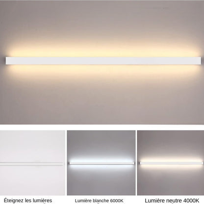 Applique murale extérieur LED en aluminium imperméable à l'eau pour l'intérieur et l'extérieur style blanc -Luminogreen