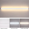 Applique murale extérieur LED en aluminium imperméable à l'eau pour l'intérieur et l'extérieur style blanc + ebook gratuit-Luminagreen