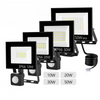 Projecteur  led extérieur à détecteur de mouvement  lumière blanche et grande illumination avec ebook gratuit-Luminagreen