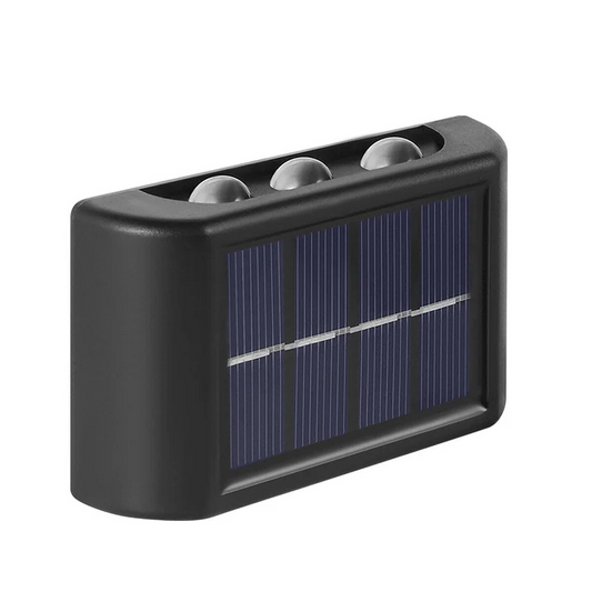 Applique murale extérieur solaire led étanches et lumineuses de haut en bas classique -Luminogreen
