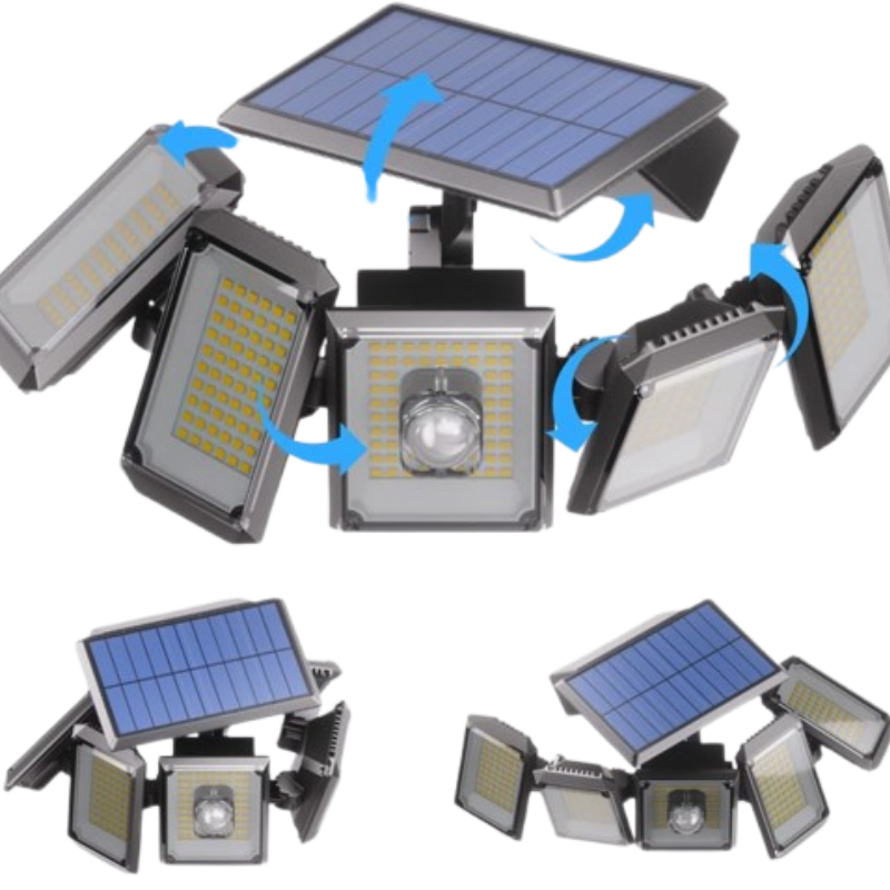 Projecteur led extérieur solaire intélligent économique LED et sécurité - Luminogreen