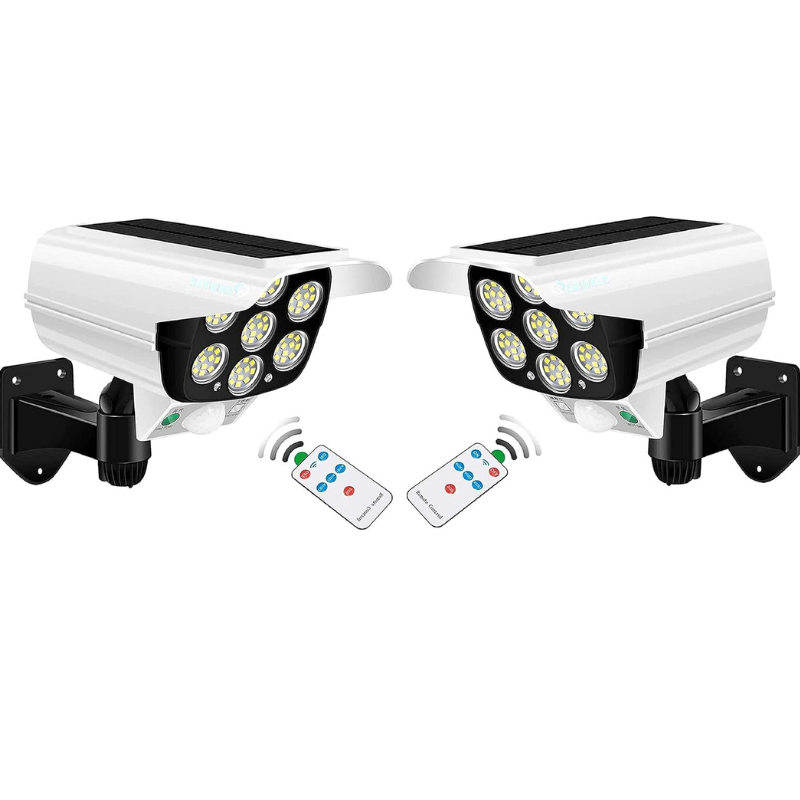 Projecteur led extérieur solaire avec Détecteur de mouvement puissant avec télécommande  -Luminogreen
