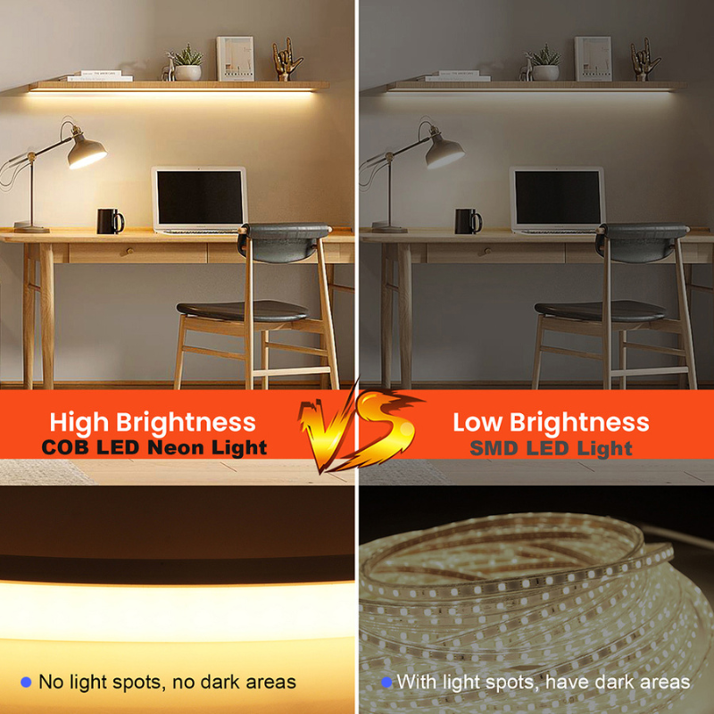 Ruban LED 220V COB, Wifi, Bluetooth, Flexible, 288-Luminogreen