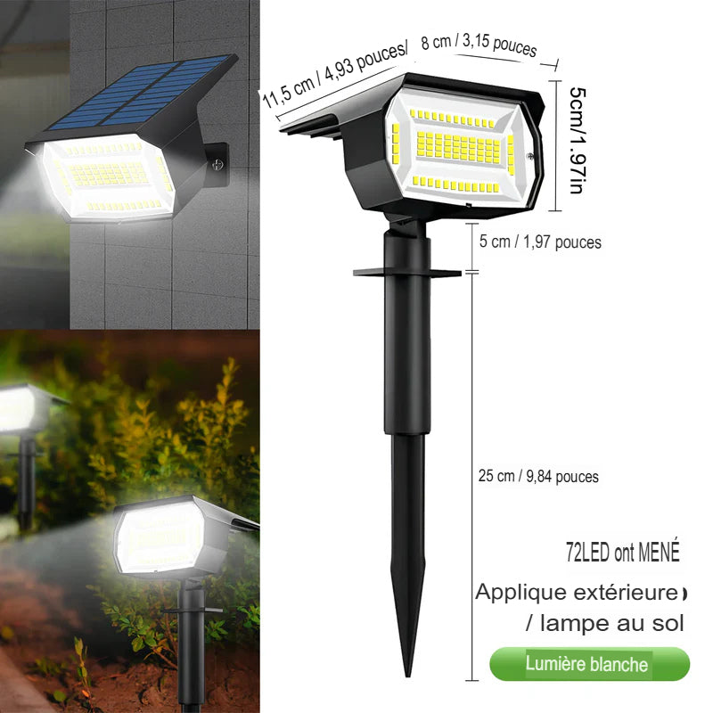Lampe solaire extérieur à LED étanche pour paysage lumière -Luminogreen