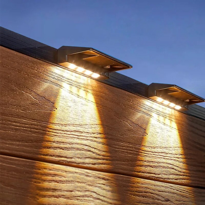 Appliques murales solaires puissant à 4 LED-Luminogreen