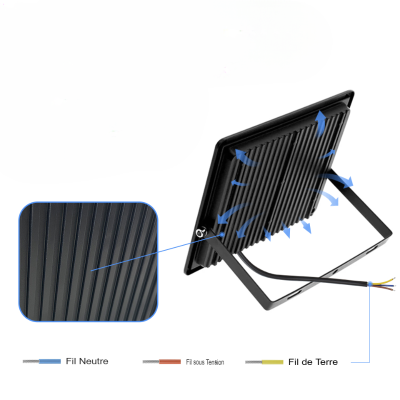 Projecteur led extérieur classique à haute Luminosité pour Éclairage -Luminogreen