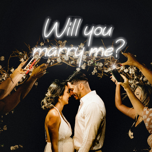neon led Will You Marry Me, décoration de fête, enseigne de mariage Sûr et fiable-Luminogreen