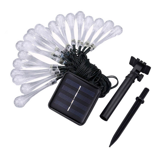 lampe et guirlande Solaire Extérieure LED Goutte d'Eau-Luminogreen