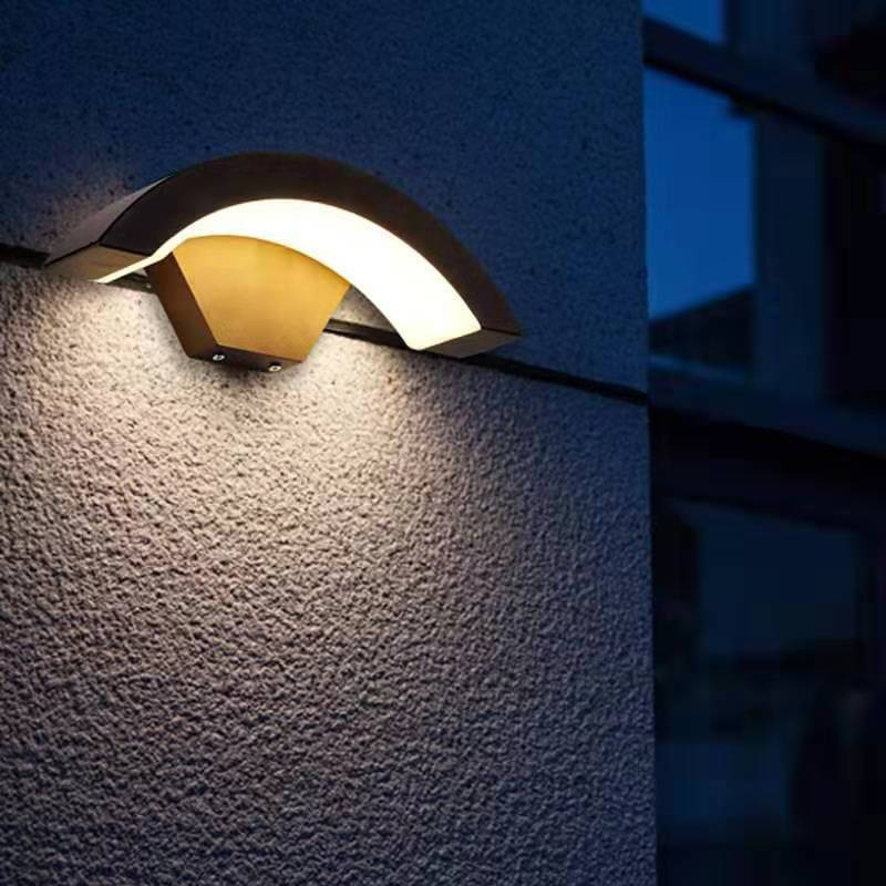 Applique murale extérieur led demi-rond avec Détecteur de Mouvement Radar -Luminogreen
