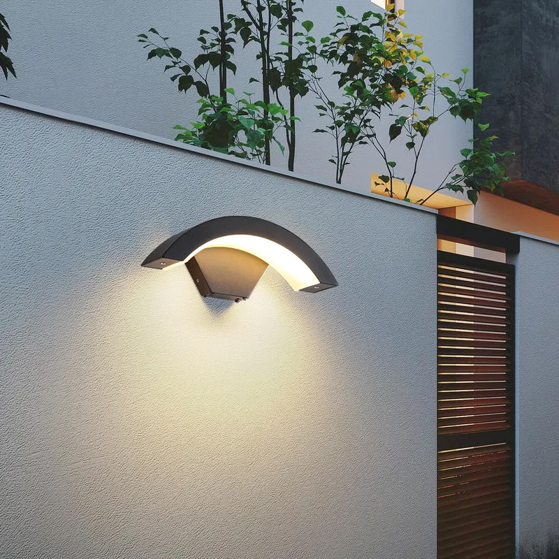 Applique murale extérieur led demi-rond avec Détecteur de Mouvement Radar -Luminogreen