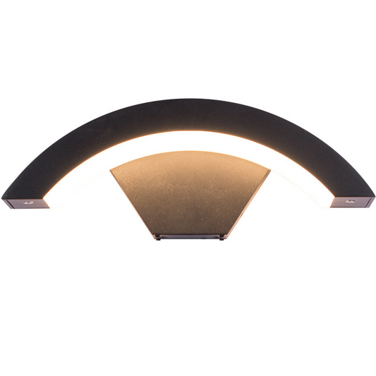Applique murale extérieur led demi-rond avec Détecteur de Mouvement Radar -Luminogreen