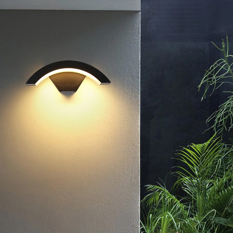 Applique murale extérieur led demi-rond avec Détecteur de Mouvement Radar -Luminogreen