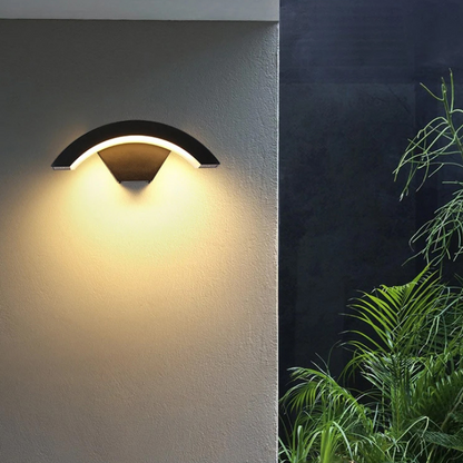 Applique murale extérieur led demi-rond avec Détecteur de Mouvement Radar -Luminogreen