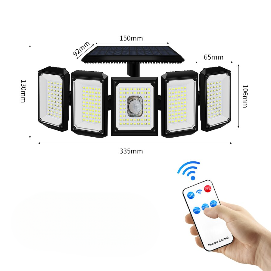 Projecteur led extérieur solaire intélligent économique LED et sécurité - Luminogreen