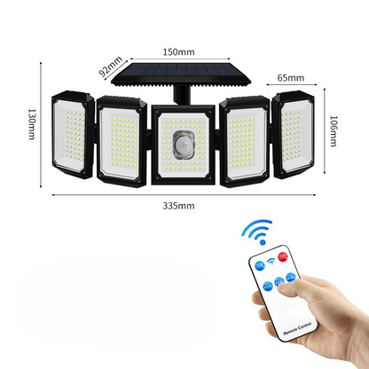 Projecteur led extérieur solaire intélligent économique LED et sécurité - Luminogreen