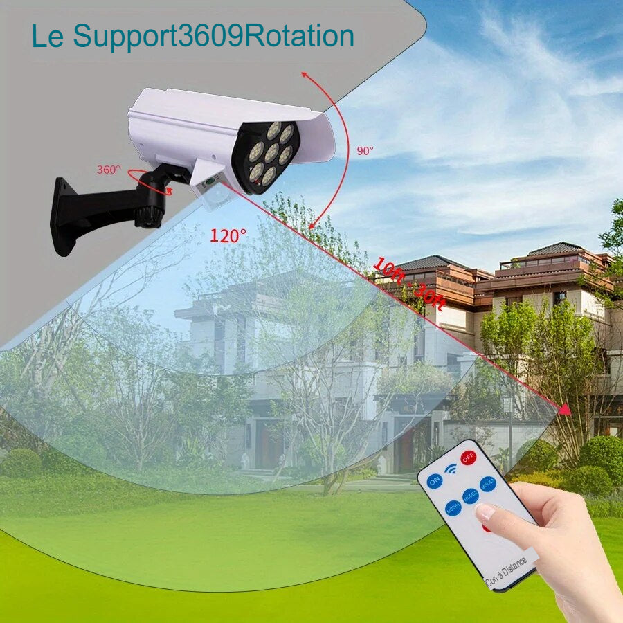 Projecteur led extérieur solaire avec Détecteur de mouvement puissant avec télécommande  -Luminogreen