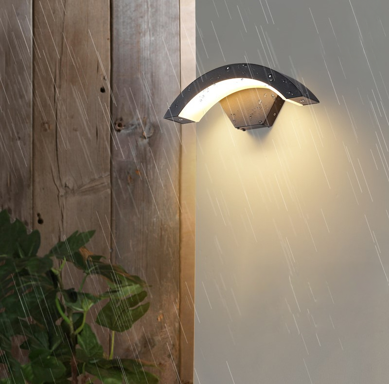 Applique murale extérieur led demi-rond avec Détecteur de Mouvement Radar -Luminogreen
