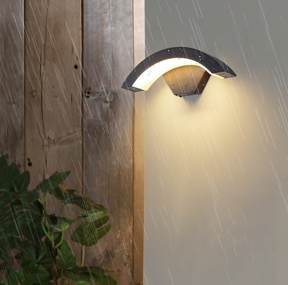 Applique murale extérieur led demi-rond avec Détecteur de Mouvement Radar -Luminogreen