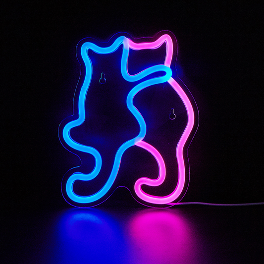 neon led chat salle de jeux polyvalence, décoration -Luminogreen